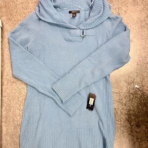 Style & Co. Light Blue Off-the-Shoulder Sweater